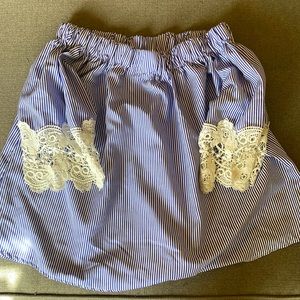 Large off the shoulder shirt